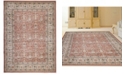 KM Home CLOSEOUT! 3812/1032/TERRACOTTA Gerola Red 7'10" x 10'6" Area Rug